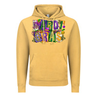 Vintage Mustard mardi  gras Vintage Hoodie - CowGirlArtShop