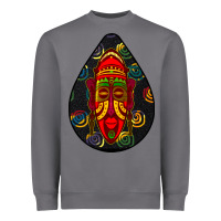 Storm african masks teardrop  6 Heavyweight Sweatshirt - BundleAndBundleShop
