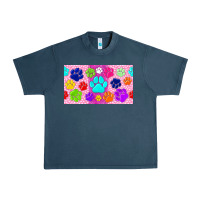 Midnight Navy paw print Urban Heavy Tee - TumblerDesignByShophia