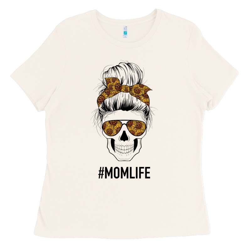 Sunflower Mom Skull Ladies Tee by Bettercallsaul | Teevron