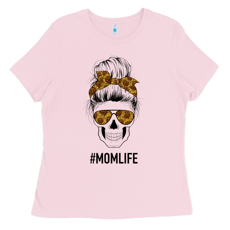 Sunflower Mom Skull Ladies Tee by Bettercallsaul | Teevron