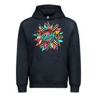 Navy racing sunflower Urban Hoodie - AdoDesignShop