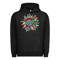 Pigment Black racing sunflower Urban Hoodie - AdoDesignShop