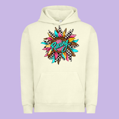 Racing Sunflower Urban Hoodie Designed By Adodesignshop
