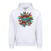 White racing sunflower Urban Hoodie - AdoDesignShop
