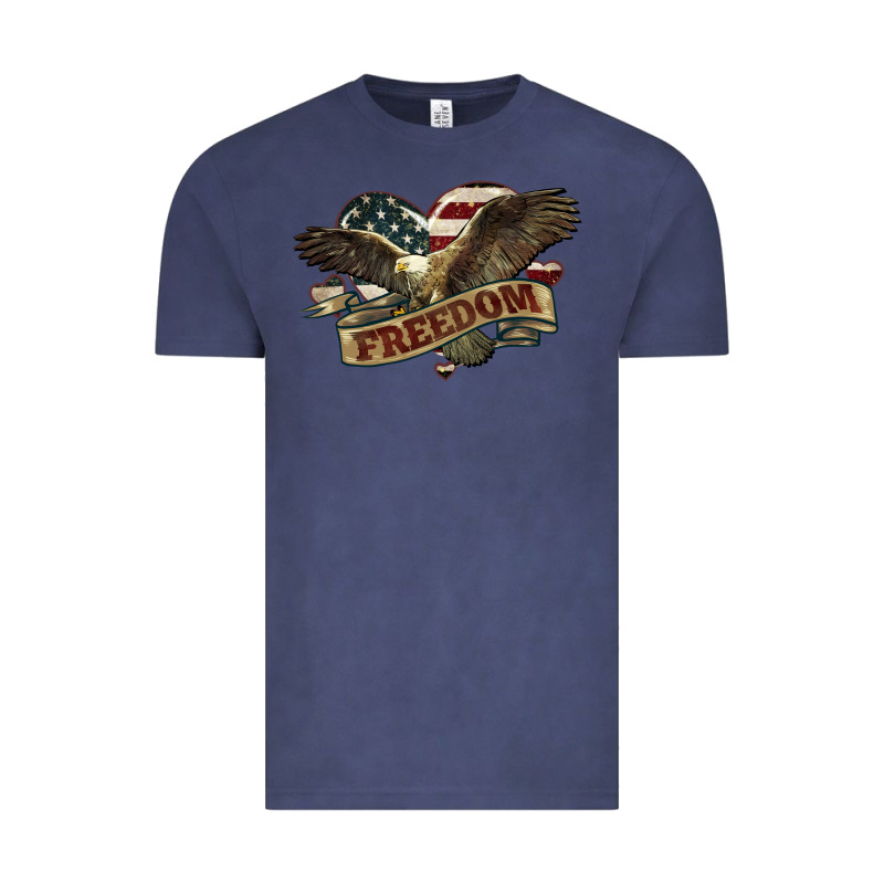 Freedom America Eagle 4th Of July Vintage Tee by HowdyJamesFarm | Teevron