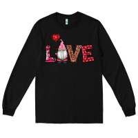 Black valentine's day gnomes love Long Sleeve Tee - RanaPortraitStore