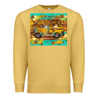 Antique Gold western bee gnomes truck honeycomb  leopard turquoise wooden serape Premium Sweatshirt - Artiststas