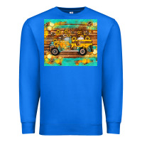 True Royal western bee gnomes truck honeycomb  leopard turquoise wooden serape Premium Sweatshirt - Artiststas