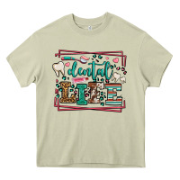 Mossy Dental life leopard frame Heavy Core Tee - LillyAllenDesigns