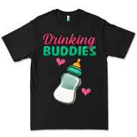 Black drinking buddies baby bottle Premium Tee - Jasminsmagicworld