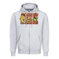 Heather Grey Country Ass Chick Zipper Hoodie - CowhideDigitalArt
