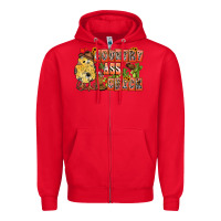 Red Country Ass Chick Zipper Hoodie - CowhideDigitalArt