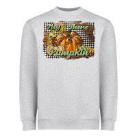 Heather Grey hey there pumpkin Heavyweight Sweatshirt - BundleAndBundleShop