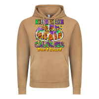 King Cake Calories Dont Count Mardi Gras Vintage Hoodie | Teevron