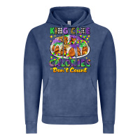 Vintage Denim king cake calories dont count mardi gras Vintage Hoodie - CowGirlArtShop