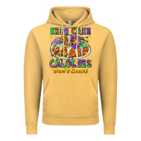 Vintage Mustard king cake calories dont count mardi gras Vintage Hoodie - CowGirlArtShop