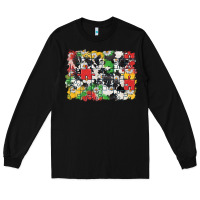 Black Autism background Long Sleeve Tee - CowGirlArtShop