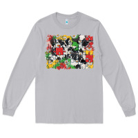 Moon Dust Autism background Long Sleeve Tee - CowGirlArtShop
