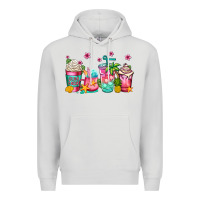 Dove Grey summer coffee cups Premium Hoodie - Jasminsmagicworld