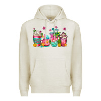 Oatmeal Heather summer coffee cups Premium Hoodie - Jasminsmagicworld