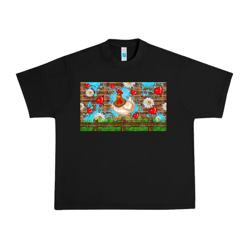 Cute Chicken Urban Heavy Tee by TumblerDesignByShophia | Teevron