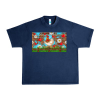 Navy cute chicken Urban Heavy Tee - TumblerDesignByShophia