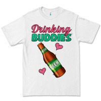 White drinking buddies beer bottle Premium Tee - Jasminsmagicworld