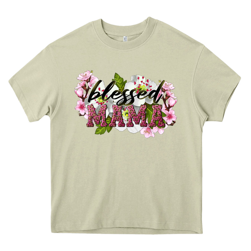 Blessed Mama Heavy Core Tee by LillyAllenDesigns | Teevron