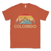 Copper Colorado Retro Vintage Mountains Nature Hiking Classic Tee - minhPixels
