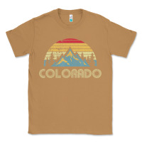 Toasted Coconut Colorado Retro Vintage Mountains Nature Hiking Classic Tee - minhPixels