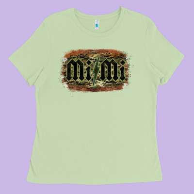 Camouflage Patterned Mimi Tried Ladies Tee Designed By Bettercallsaul