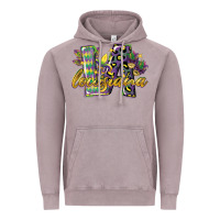 Vintage Zinc louisiana leopard mardi gras 12 inches 300 dpi Vintage Hoodie - CowGirlArtShop