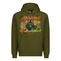 Army Green halloween tumbler Premium Hoodie - BundleAndBundleShop
