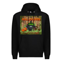 Black halloween tumbler Premium Hoodie - BundleAndBundleShop