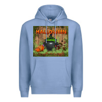 Colony Blue halloween tumbler Premium Hoodie - BundleAndBundleShop