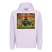 Lilac halloween tumbler Premium Hoodie - BundleAndBundleShop