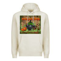 Oatmeal Heather halloween tumbler Premium Hoodie - BundleAndBundleShop