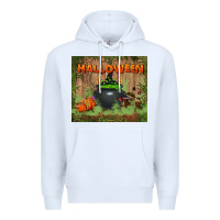 White halloween tumbler Premium Hoodie - BundleAndBundleShop