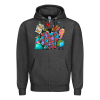 Charcoal Heather to teacher is to first love Zipper Hoodie - CowhideDigitalArt