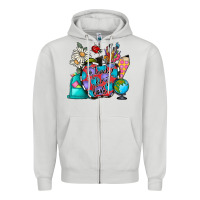 Dove Grey to teacher is to first love Zipper Hoodie - CowhideDigitalArt