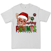 Dove Grey merry pawmas christmas chihuahua Premium Tee - Jasminsmagicworld