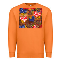 Carrot america heart Premium Sweatshirt - Artiststas