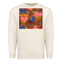 Sandshell america heart Premium Sweatshirt - Artiststas