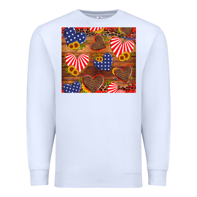 America Heart Premium Sweatshirt by Artiststas | Teevron