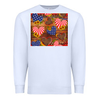 White america heart Premium Sweatshirt - Artiststas