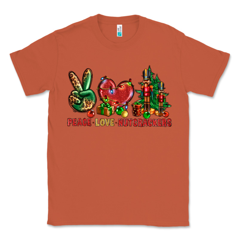 Peace Love Nutcrackers Classic Tee by NancyCooperArtShop | Teevron