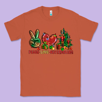 Peace Love Nutcrackers Classic Tee Designed By Nancycooperartshop