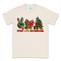 Natural Peace love Nutcrackers Classic Tee - NancyCooperArtShop