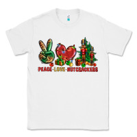 White Peace love Nutcrackers Classic Tee - NancyCooperArtShop